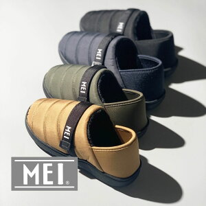 【10%OFFクーポン】【POINT10倍】MEI（メイ/エムイーアイ）ストラップモックシューズ【宅配便対象】サンダル バブーシュ スリッポン アウトドア モックシューズ 冬 あたたかい シューズ