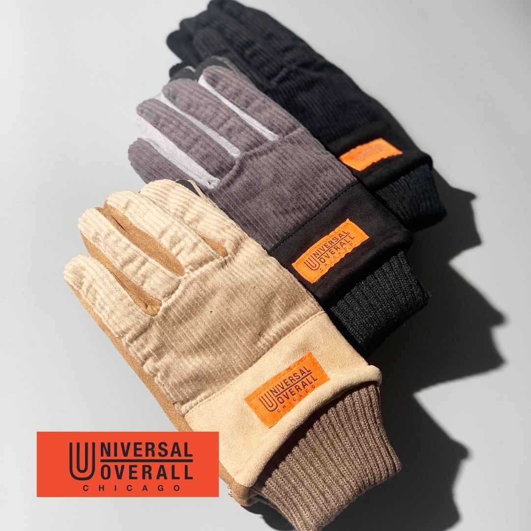 UNIVERSAL　OVERALL（ユニバーサルオーバーオール）コーデュロイグローブ【宅配便対象】手袋 グローブ ..
