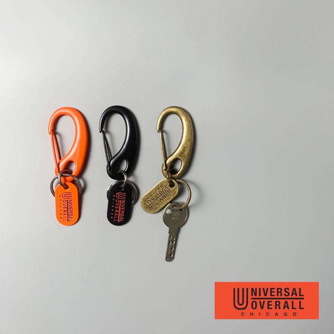 UNIVERSAL OVERALL（ユニバーサルオーバーオール ）UNIVERSALOVERALL KEYRING D型【メール便対象】カラ..