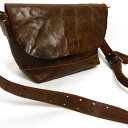 1203 mano fece レザー ショルダーバッグ【中古】