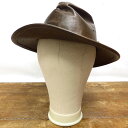 HATQUARTERS USA by HENSCHEL / ヘンシェル レザー 中折れハット L(56.5cm)【中古】(4)
