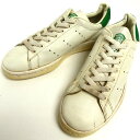 【希少】1980年代 フランス製 adidas Stan Smith / アディダス スタンスミス スニーカー 7(25.5cm相当) 【中古】【送料無料】