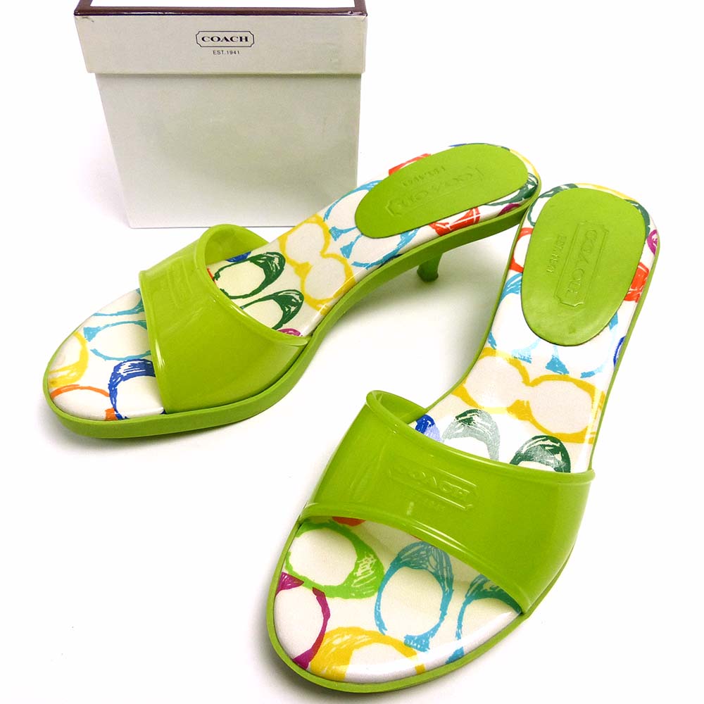 COACH / コーチ Nichelle / ラバー サンダル 　6M (23cm相当)(レディース・箱付き)【中古】