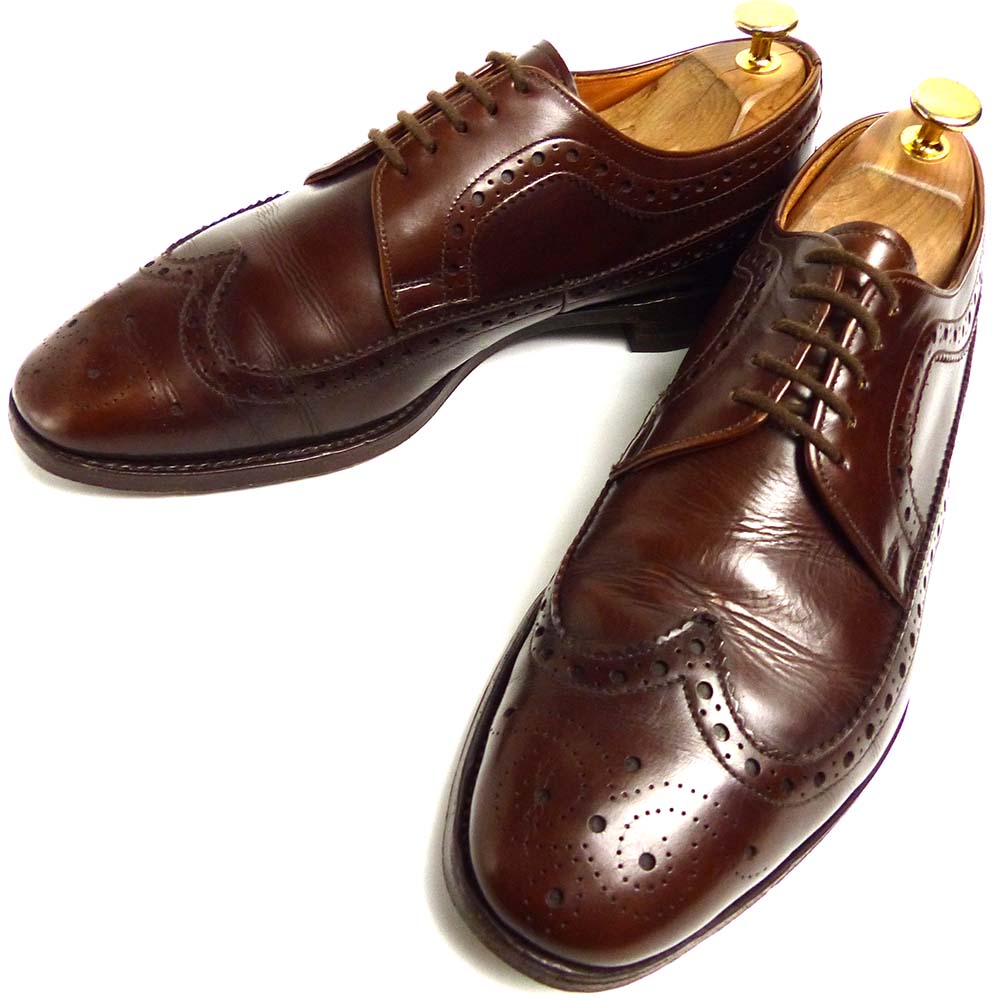 英国製 Loake / ローク 1639 ウイングチップシューズ UK 8 1/2(27cm相当)(メンズ)【中古】【送料無料】