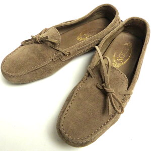 イタリア製 TOD’S / トッズ ドライビングシューズ / ローファー 37 1/2 (24.5cm相当)(レディース)【中古】