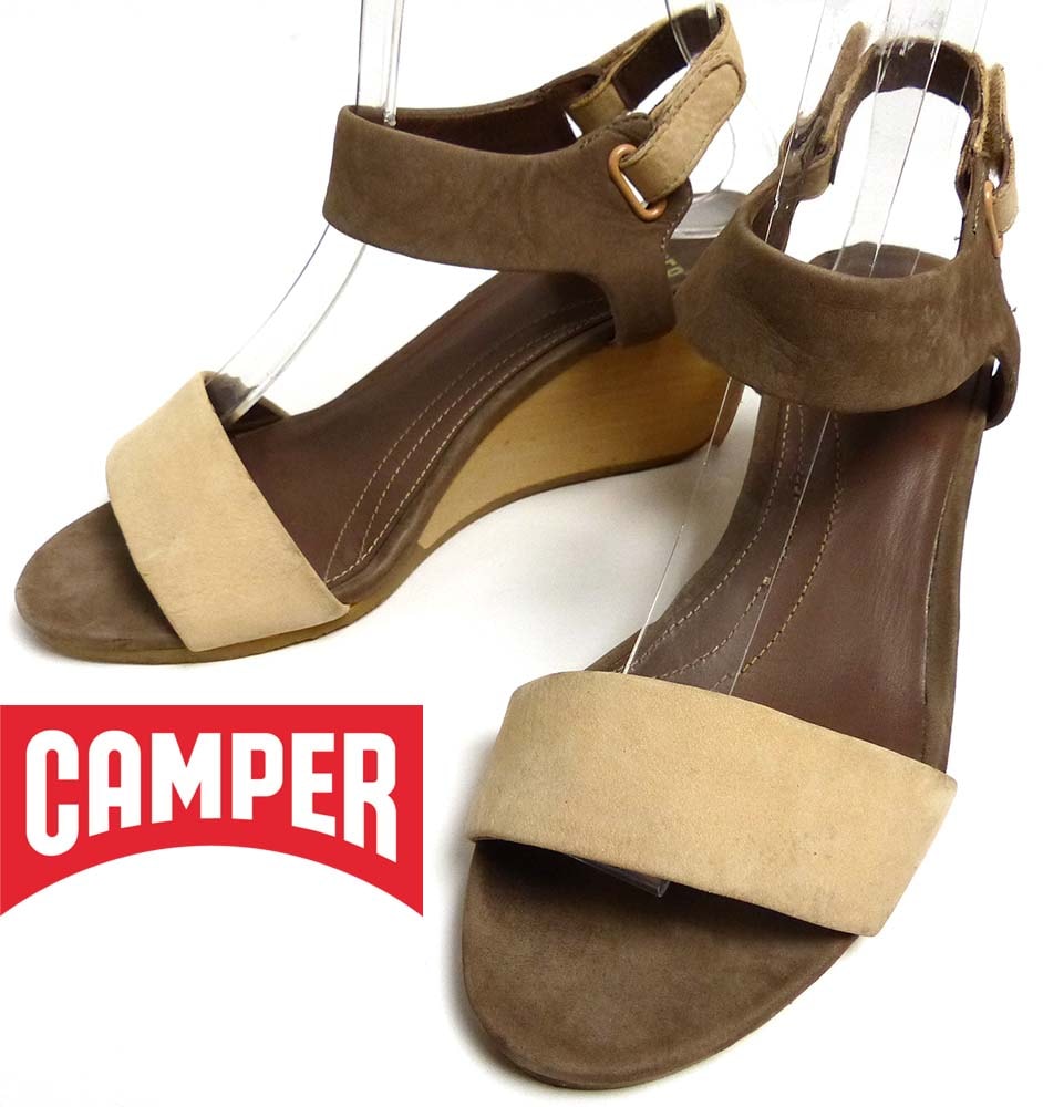 CAMPER / カンペール スエード ストラップサンダル　35(22.5cm相当)(レディース)【中古】