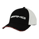 【 ベンツ 純正 】 AMG キャップ ブラック ホワイト メンズ フリーサイズ ベースボールキャップ 帽子 コットン100% メルセデス・ベンツ オリジナル アクセサリー