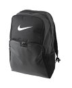 NIKE(ナイキ) ブラジリア 9.5?バックパック DM3975 Col.010 ブラック/ブラック/ホワイト サイズ 約30L H 51cm x W 33cm x D 18cm(EC)