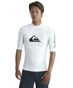 Quiksilver(クイックシルバー) ラッシュガード 半袖 ALL TIME SR QLY241022 Col.0101 WHT サイズ L(EC)