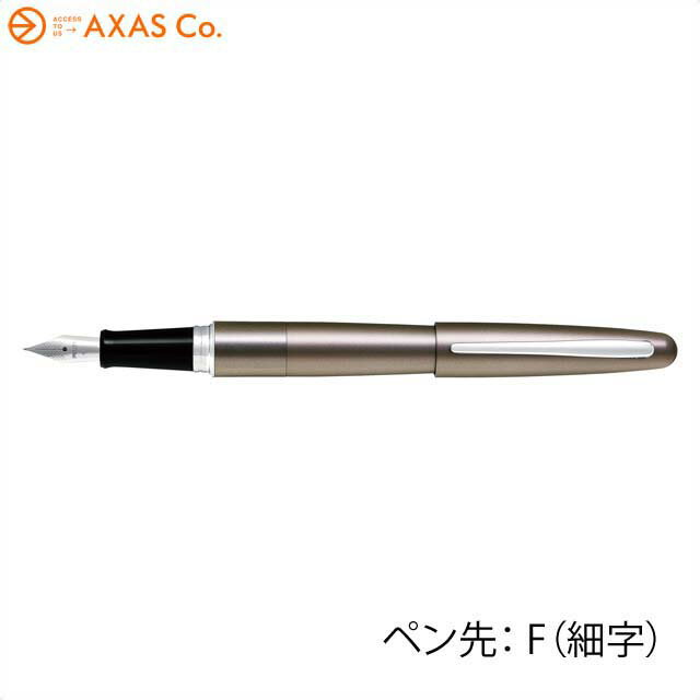 PILOT (パイロット) コクーン 万年筆 Col.チタン ペン先:F FCO-3SR-TIF
