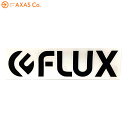 FLUX(フラックス) フラックス LOGO DIECUT STICKER Large ロゴカッティングステッカー Col.Black