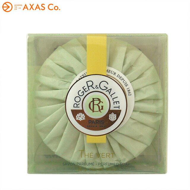 【並行輸入品】 ROGER&GALLET(ロジェガレ) グリーンティ パフューム ソープ 100g