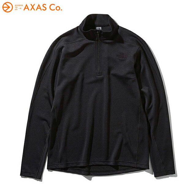 【アウトレット】 THE NORTH FACE(ザ ノースフェイス) L/S FlashDry ZIP UP (NTW61911) Col.K ▲3