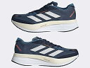 【アウトレット】 adidas(アディダス) ADIZERO BOSTON 11M GX6653 Col.ワンダースティール/フットウェアホワイト/ソーラーオレンジ青系/ブルー系/blue系 2