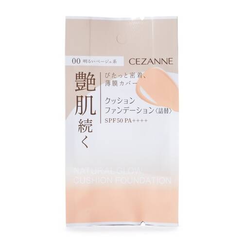 CEZANNE(セザンヌ) 艶肌続く/クッションファンデーション　00 詰替 Col.明るいベージュ系