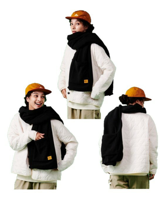 KELTY(ケルティ) 80s Fleece Big Stole KE23215091 Col.BLACK