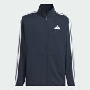 adidas(アディダス) スリーストライプス レギュラーフィット ライトウーブントラックトップ JZR06
