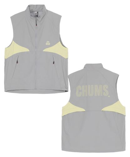 CHUMS(ॹ) ȥ쥤 ȥå ॹ٥ CH04-1449 Col.G088 Gray/Lt.Yellow ...