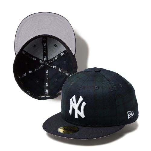 NEW ERA(ニューエラ) ニューヨーク・ヤンキース ブラックウォッチ バイザー 14346956 NEW ERA(ニューエラ) ニューヨーク・ヤンキース ブラックウォッチ バイザー 14346956