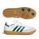 adidas(アディダス) サンバ?ゴルフシューズ NNO26 Col.JH6151 フットウェアホワイト/カレッジグリーン/ガム