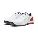 PUMA(プーマ) スパイクレス メンズ アルファキャット ニトロ ディスク 378920? Col.02 プーマ ホワイト/For All Time レッド/...
