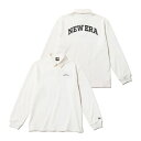 \楽天スーパーSALE期間中、エントリーでポイント10倍!/NEWERA(ニューエラ) 【ゴルフ】長袖 ラグビーシャツ ヘビーウェイト ソリッド 1432640...