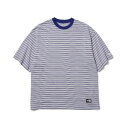 NEWERA(ニューエラ) 半袖 オーバーサイズド コットン Tシャツ Micro Border 14410066