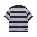 NEWERA(ニューエラ) 半袖 オーバーサイズド コットン Tシャツ Multi Border 14410060