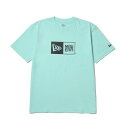 NEWERA(ニューエラ) 半袖 コットン Tシャツ ボックスロゴ レギュラーフィット 14410118