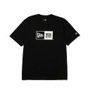 NEWERA(ニューエラ) 半袖 コットン Tシャツ ボックスロゴ レギュラーフィット 14521387