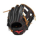 Mizuno(ミズノ) 軟式用ウィルドライブ レッド IBE【内野手向け/サイズ8/右投げ】 1AJGR32803 Col.0949 ブラック×コルク(4)