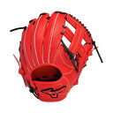 Mizuno(ミズノ) 軟式用ウィルドライブ レッド IBE【内野手向け/サイズ8/右投げ】 1AJGR32803 Col.7009 ラディッシュ×ブラック
