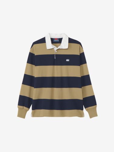 canterbury(カンタベリー) ロングスリーブ 4インチストライプ ラグビージャージ (ユニセックス) RA425155
