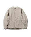 NANGA(ナンガ) ノーカラーソフトダウンカーディガン(ユニセックス) Col.BEG サイズ XL(EC)