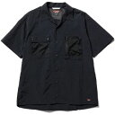 NANGA(ナンガ) NYLON TUSSER OPEN COLLAR SHIRT(EC)
