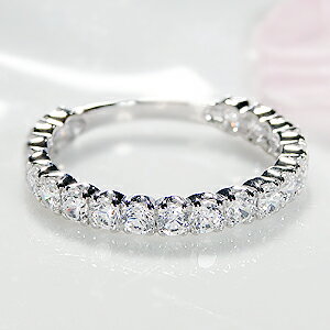 楽天AXEEpt900 ダイヤモンド エタニティリング【1.0ct】ファッション ジュエリー アクセサリー レディース 指輪 リング プラチナ ダイヤ エタニティ ダイア pt900 4月誕生石 品質保証書 ギフト プレゼント ブライダル 1.0豪華 重ね着け diamond ring 結婚 婚約