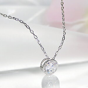 一粒ダイヤモンド ネックレス 【VICTORIA】K18 WG/YG/PG 【0.15ct】ジュエリー アクセサリー レディース ダイヤネックレス ダイア ペンダント 送料無料 品質保証書 フクリン留め ギフト プレゼント ホワイトデー 0.15カラット ひと粒 大粒 18金 入学祝い