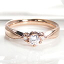 K18PG/YG/WG【0.23ct】ミルククラウン 一粒 ダイヤモンド リング指輪 ピンク イエロー ホワイト ダイヤ リング ダイア クラシカル アンティー...