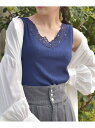 吸水速乾2WAYリブタンク axes femme アクシーズファム トップス ノースリーブ・タンクトップ グリーン ベージュ イエロー[Rakuten Fash...