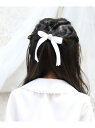 【SALE/20%OFF】レース*リボンヘアゴムセット axes femme kids アクシーズファム ファッション雑貨 チャーム・キーチェーン ホワイト ブ...