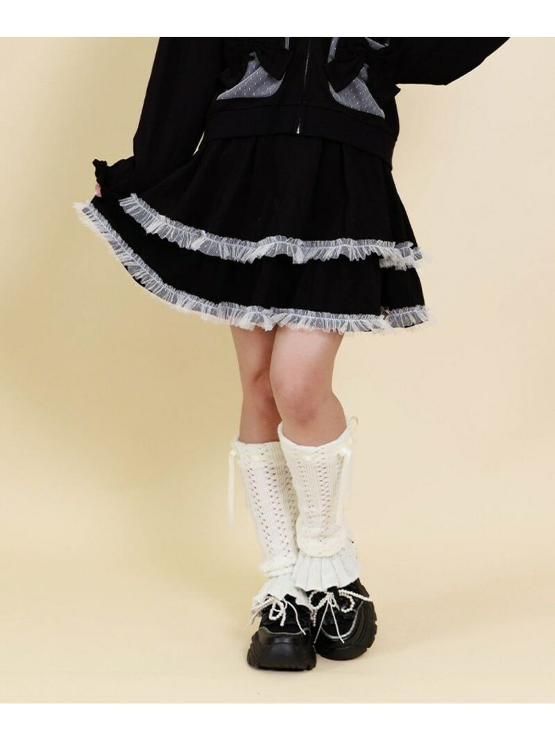 【SALE／20%OFF】ドットチュール使いスカパン axes femme POETIQUE アクシーズファム パンツ その他のパンツ ピンク【RBA_E】【送料無料】[Rakuten Fashion]