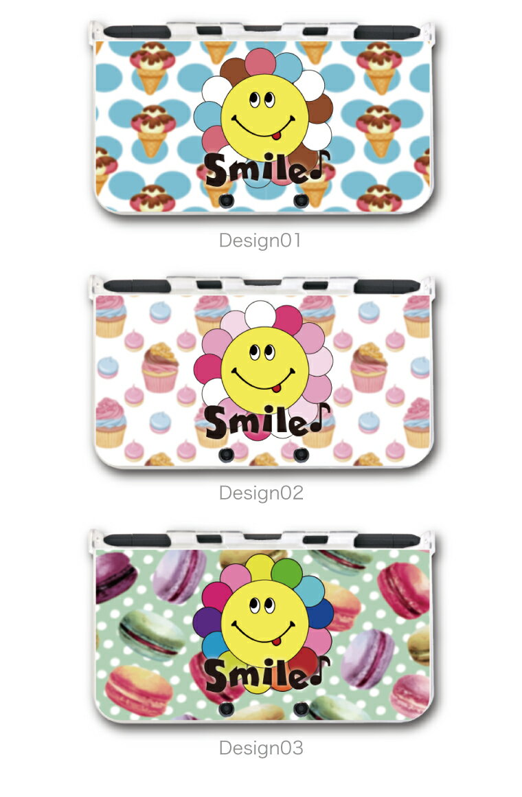 new3DS LL カバー ケース new 3DSLL new 2DS LL 3DS LL カバー Nintendo かわいい おしゃれ 大人 子供 キッズ おもちゃ ゲーム プレゼント スマイル ニコちゃん デザイン Smile かわいい