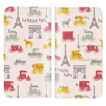 iPhone XR ケース 手帳型 PARIS Montpellier デザイン フランス パリ モンペリエ オシャレ シンプル ピンク ホワイト ブルー レッド グリーン