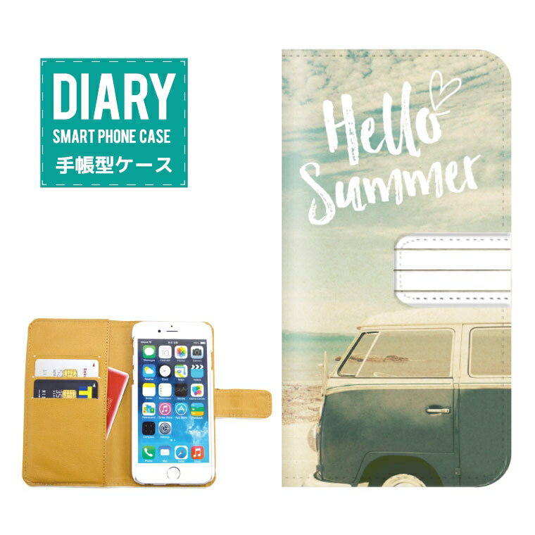 iPhone5cP[X 蒠^  Hello Summer fUC ALOHA T}[ An nCA BEACH r[` SURF