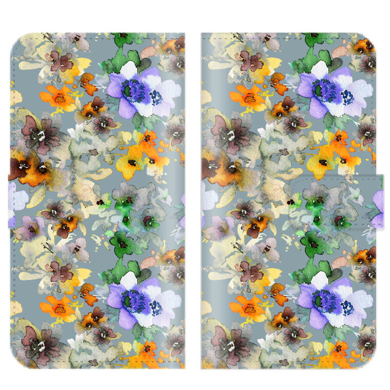 Galaxy A53 ケース 手帳型 送料無料 Galaxy フラワー デザイン Flower ボタニカル ボタニカル柄 花柄 花 オシャレ — vista 2