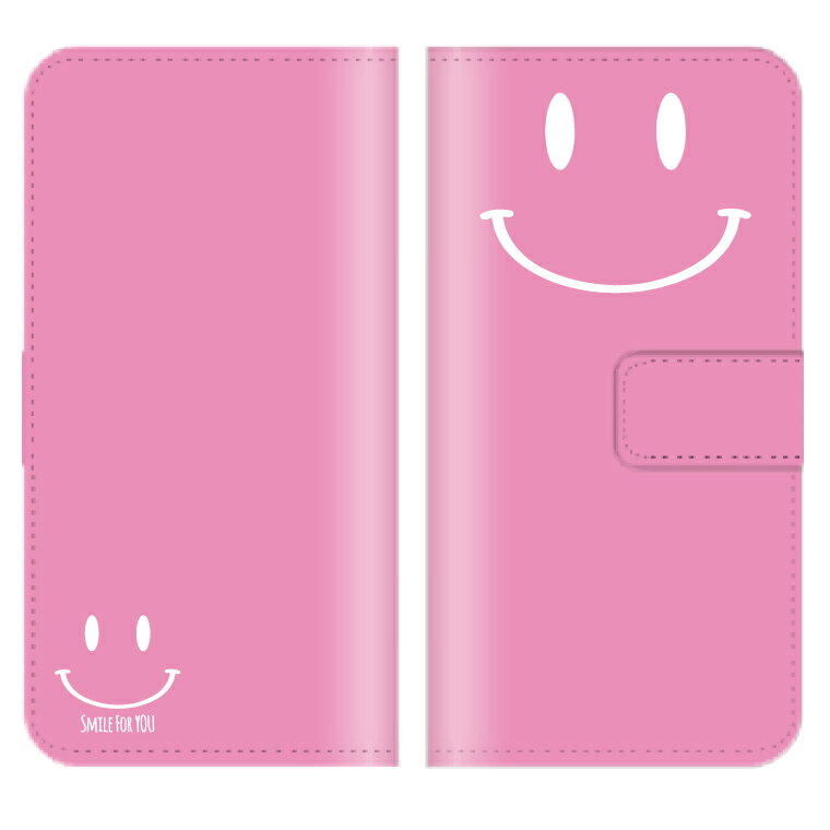 iPhone6 Plusケース 手帳型 送料無料 SMILE スマイル カラフル デザイン ニコちゃん マーク ニコニコ カワイイ
