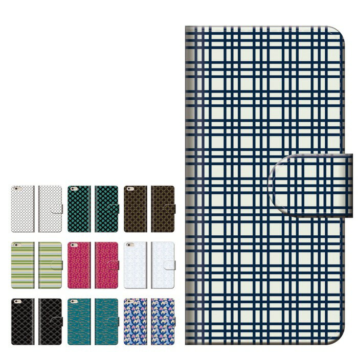 Rakuten - スマホケース 全機種対応 手帳型 iPhone17 ケース AQUOS sense10 wish5 Pixel9a Xperia 10 VII Galaxy A25 5G S26 Ultra OPPO Reno13A Reno11A カバー iPhone17e iPhone16e iPhone16 かわいい 和柄 柄 幾何学柄 カラー