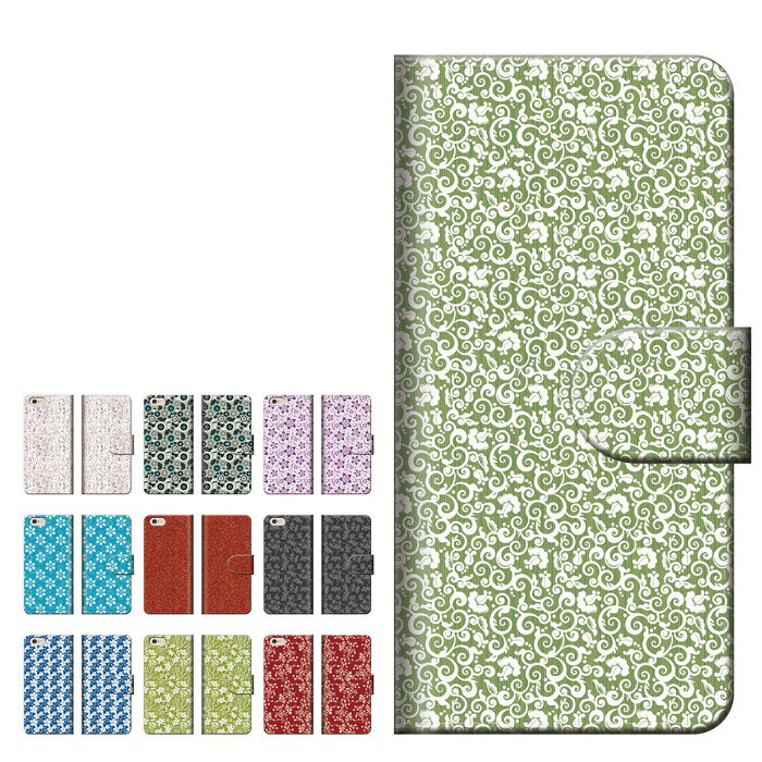 Rakuten - スマホケース 全機種対応 手帳型 iPhone17 ケース AQUOS sense10 wish5 Pixel9a Xperia 10 VII Galaxy A25 5G S26 Ultra OPPO Reno13A Reno11A カバー iPhone17e iPhone16e iPhone16 かわいい フラワー 花