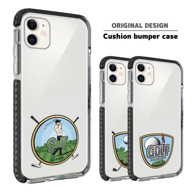 Rakuten - バンパーケース iPhone16 iPhone15 iPhone14 Pro Max 13 Pro mini SE2 SE3 ケース TPUケース スマホケース バンパー 耐衝撃 おもしろシリーズ ゴルフ ゴルファー golf golfer スポーツ