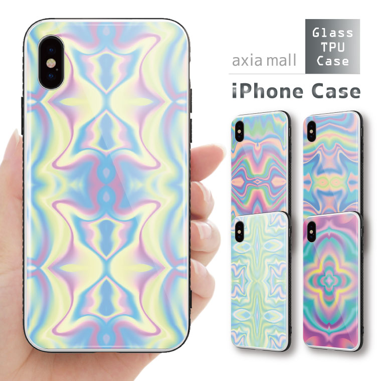 Rakuten - スマホケース ガラスケース iPhone17 ケース iPhone16e iPhone16 iPhone Air iPhone15 iPhone16Pro iPhone14 Plus iPhone13 iPhone SE3 ケース TPUケース おしゃれ 幾何学模様 デザイン アート 不思議 マーブル